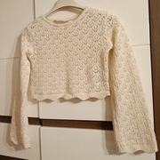 Sweterek ażurowy H&M rozmiar 140