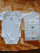 Body, krótki rękaw, r.68, unisex, zwierzęta, lato