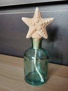 Marynistyczna szklana ozdobna butelka ceramiczny korek 