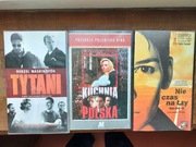 3 x Kaseta VHS Kuchnia Polska Tytani Nie Czas na Łzy Swank Washington