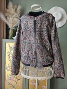 Kurtka wiosenna  damska bomberka Zara boho paisley S hippie