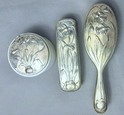 Szkatułka WMF 1900 Secesja Art Nouveau Struś