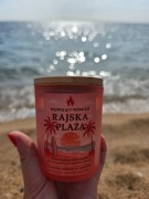 Świeca sojowa zapachowa 200 ml Limonka - ręcznie robiona, wegańska