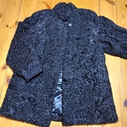 Futro czarne z karakułów , jak nowe, nigdy nie było noszone,