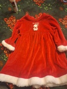 Mikołajka 12-18 mies. sukienka na święta