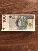 Banknot 100 zł nr FF9830000