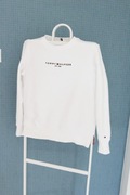 Tommy Hilfiger bluza czysto biała bez wad M/S
