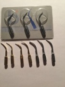 Końcówki skaling do SATELECA z kluczem 