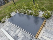 Płyta warstwowa, obornicka 40mm PUR,  239x100cm-4szt. kolor RAL7016