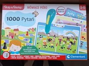 Clementoni Mówiące pióro 1000 pytań Zabawka Gra Edukacyjna Naukowa