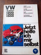 książka naprawa  Volkswagen Garbus Kafer po niemiecku wydane 1969 rok