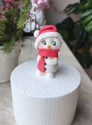 Figurki z masy cukrowej – Święta Bożego Narodzenia. Dekoracje na tort