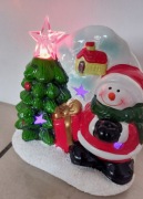 Ceramiczna figurka, lampion. ozdoba prezent