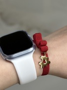 Bransoletka kokardka z zawieszką