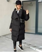 Czarna kurtka puchowa r.M