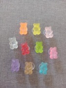 Przypinki ozdoby zawieszki do butów typu crocs misie Haribo 10 sztuk