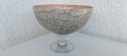 Unikalny, dekoracyjny kielich z efektem crackle i pęcherzykami powietrza