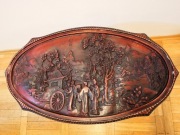 Chiński stolik z płaskorzeźbą oryginalny