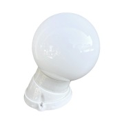 Kinkiet biały, industrialny Lindner, Niemcy, lata 60.