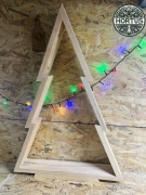 Choinka drewniana, baza do ozdoby świątecznej gruba deska szlifowana