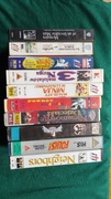 Zestaw kaset VHS Małolaty ninja 4 części, Power Rangers Neverending story 2