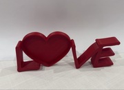 Napis LOVE z miejscem na zdjęcie, walentynki, prezent