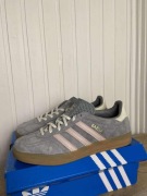 Używane buty damskie adidas gazelle indoor szare org 38 2/3