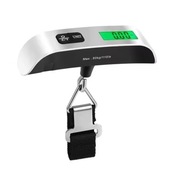 Przenośna waga elektroniczna do bagażu 50 kg z wyświetlaczem LCD
