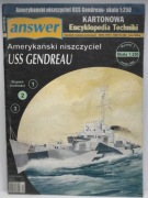 Answer 1/2006 USS Gendreauskala 1:250 model do linii wodnej