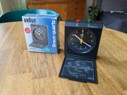 budzik podróżny BRAUN 3 864 / AB 314 sl, zegar made in Germany