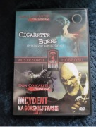 Film na Dvd horror, 2 tytuły Incydent na górskiej trasie i Cigarette Burns