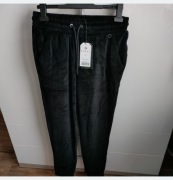 MORAJ spodnie welurowe na gumie 