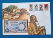 Koperta numizmatyczna z banknotem Nigeria