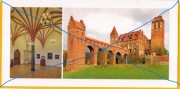 Kwidzyn - Zamek . Pocztówka duża bez opisu. Nowośc .Polecam