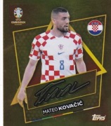 Naklejka Star Player Mate Kovačić z Podpisem - Limitowana Edycja Euro 2024