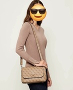 Torebka GUESS Torba na ramię 'Meridian' w kolorze Czekoladowy, Jasnobrązowy