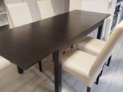Stół rozkładany rodzinny 220 cm IKEA  + 4 krzesła 