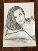 Rysunek węglem 30x42 cm