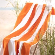 Duży okrągły ręcznik plażowy 150 cm miękki i chłonny 100% bawełna  komfort