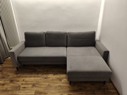 Narożnik z funkcją spania i 2 pojemnikami 