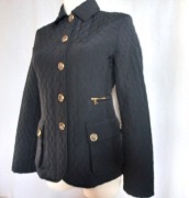 Kurtka czarna Damska r. 36/38 Max Mara pikowana Oryginał NOWA