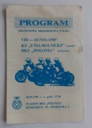 DMP 91 Polonia Unia T Rolnicki żużel program 