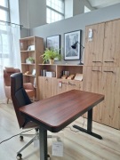 pokój młodzieżowy , biurko, Black red white 