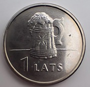 Łotwa 1 Lats 2011 Kufel piwa, nr. 46