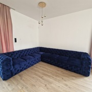 Narożnik z funkcją spania, robiony na zamówienie. 