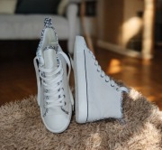 Markowe buty sportowe białe wysokie trampki Anna Field r 39 sznurowane