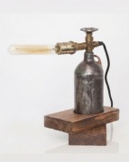 Lampa stołowa loft handmade 