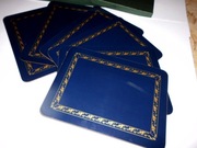 Podkładki Korkowe JASON PLACEMATS w pudełku. 6sztuk. Vintage .