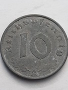 Niemcy 1942 A - 10 reichspfennig  - moneta ze zdjęcia