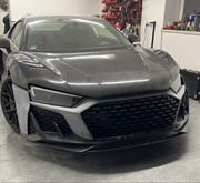 Audi r8 4s zderzak przód capristo Carbon